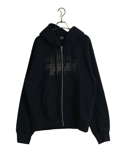 [Pre-owned] stussy Refracted Zip Hoodie