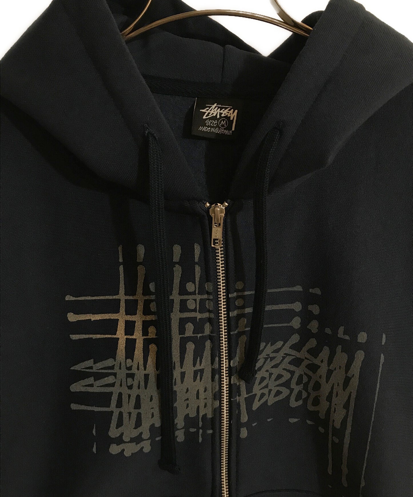 [Pre-owned] stussy Refracted Zip Hoodie