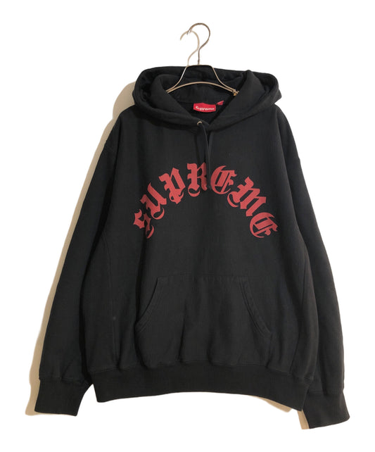 [Pre-owned] SUPREME PRINTED ARC HOODED SWEAT SHIRT/Printed Arc Logo Sweatshirt