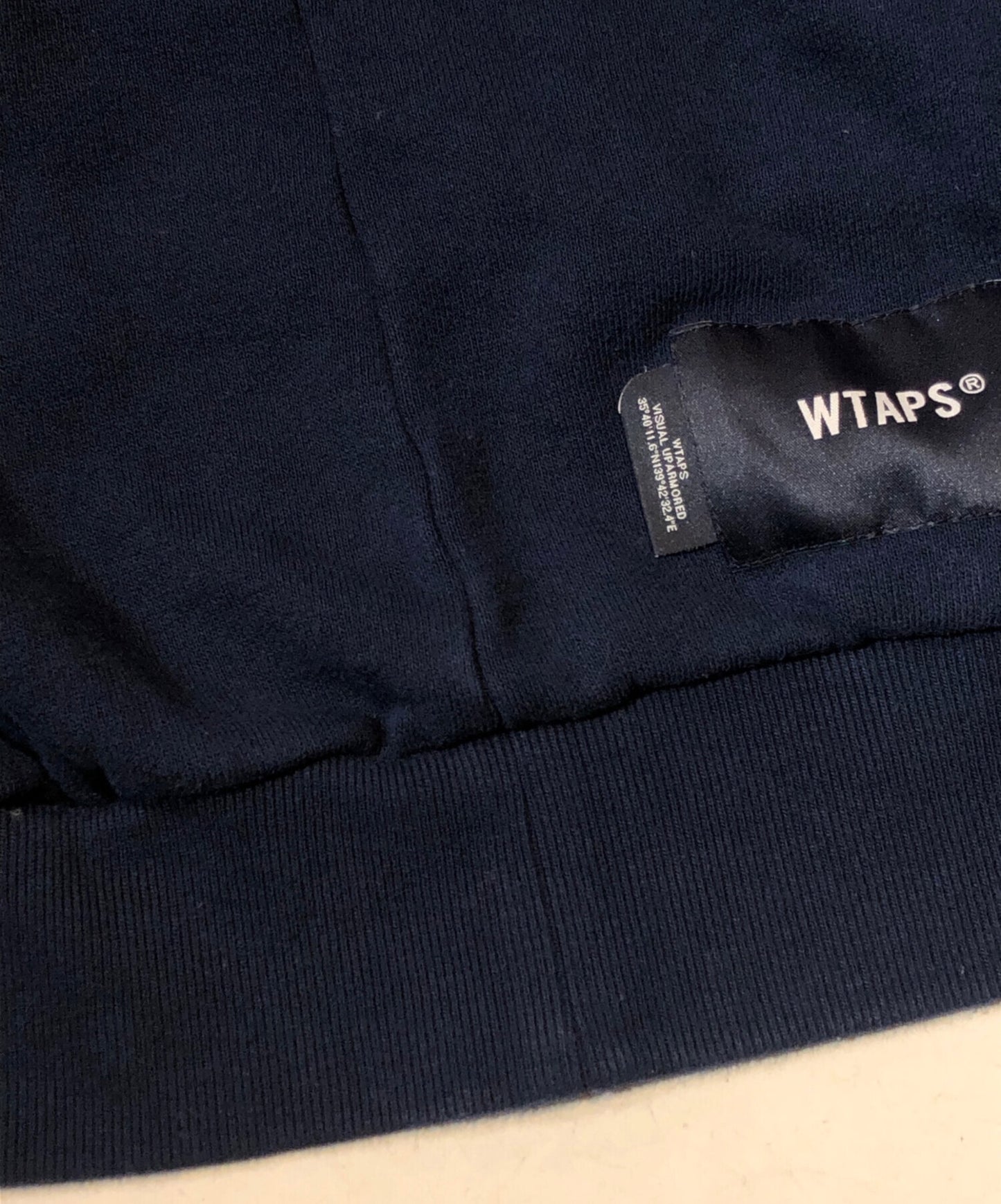 [Pre-owned] WTAPS Logo print sweatshirt