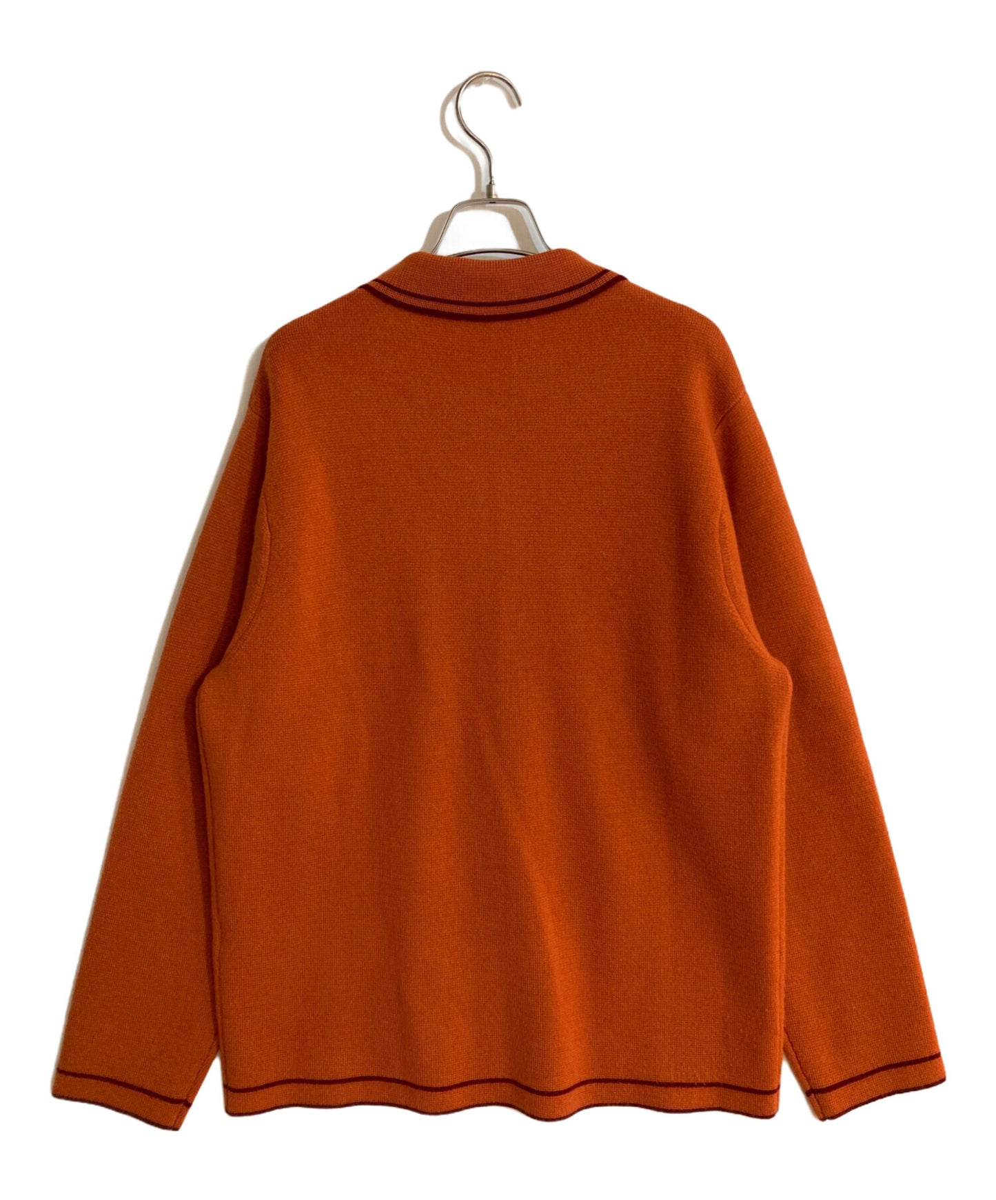 [Pre-owned] SUPREME Zip Up Polo Sweater