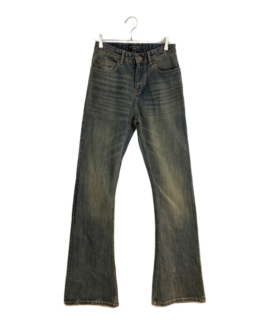 [Pre-owned] BALENCIAGA Mid-Waisted Bootcut Jeans 751089 TNW65