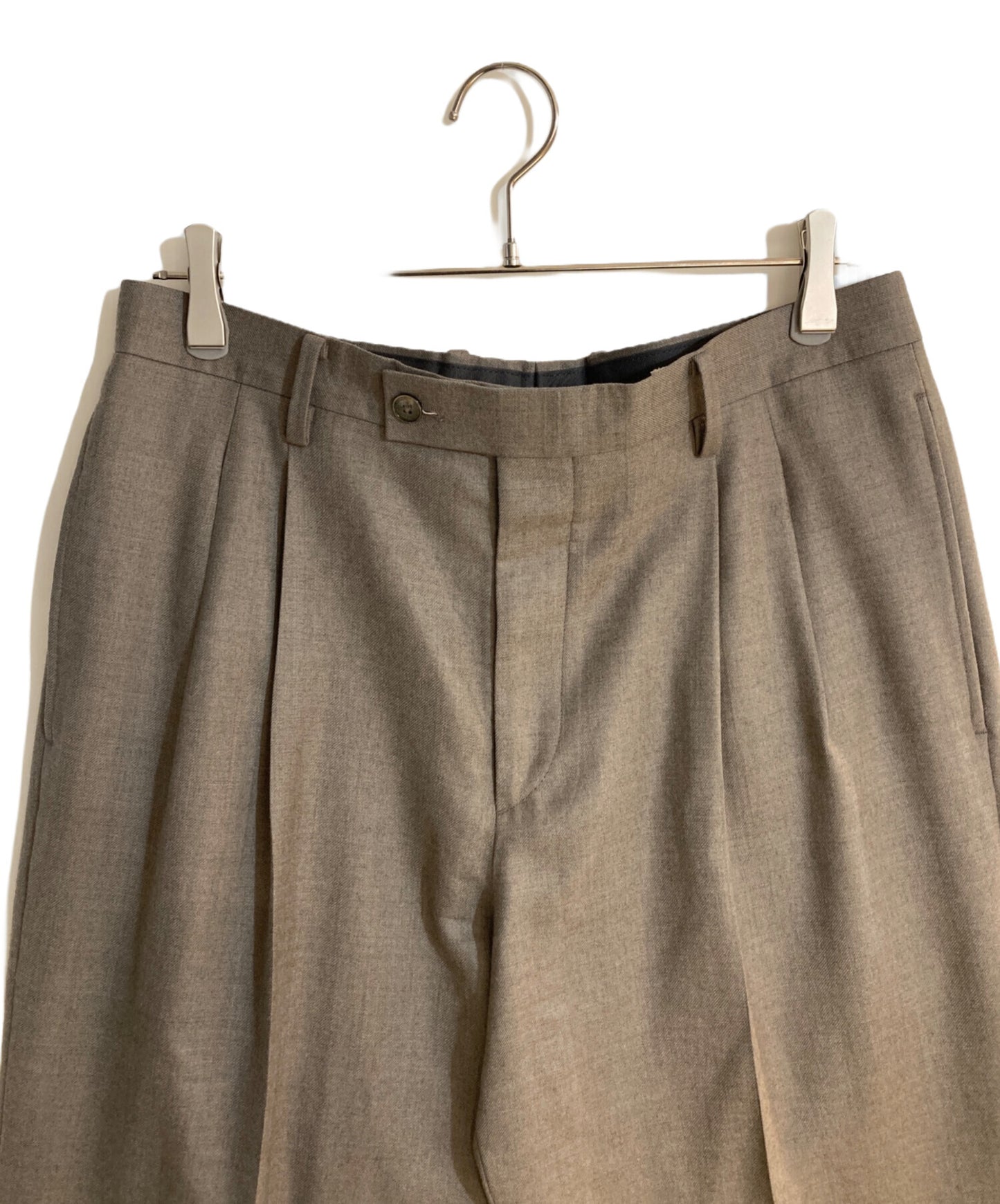 [Pre-owned] AURALEE 25AW Super Light Wool Two-Tuck Slacks A25AP02OS