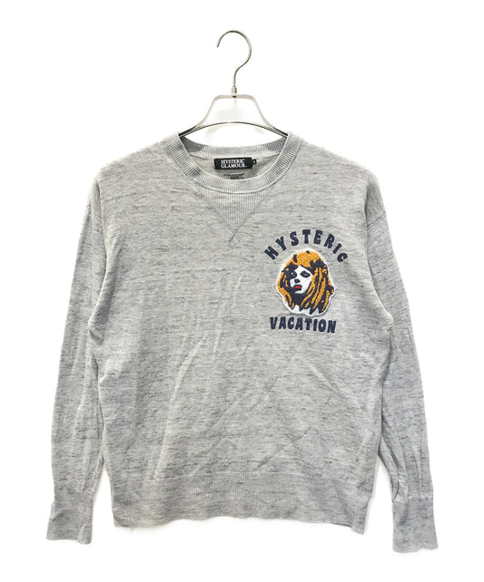 [Pre-owned] Hysteric Glamour Linen-blend knit 02172NS01 02172NS01