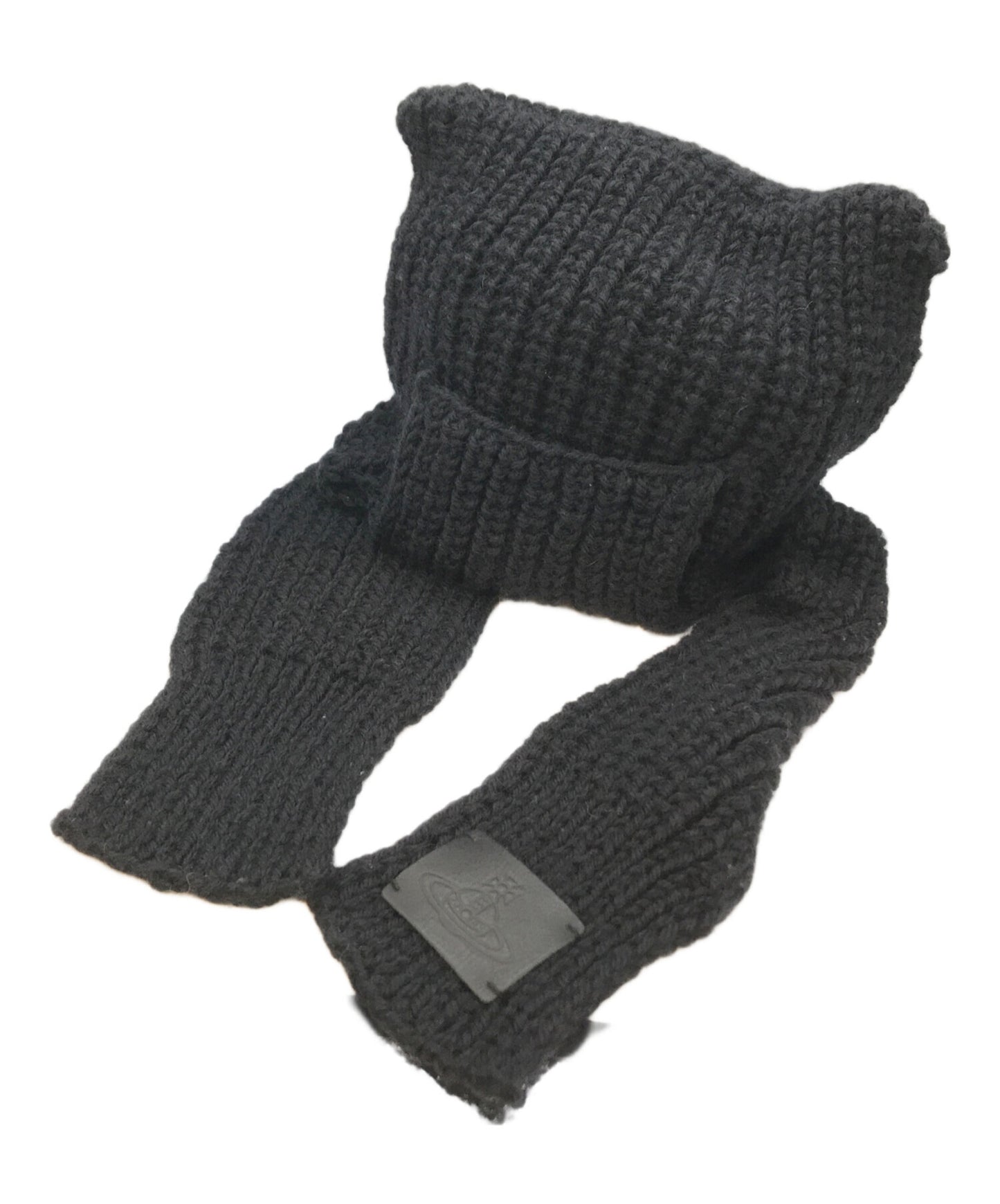 [Pre-owned] Vivienne Westwood Cat Ear Flap Knit Cap