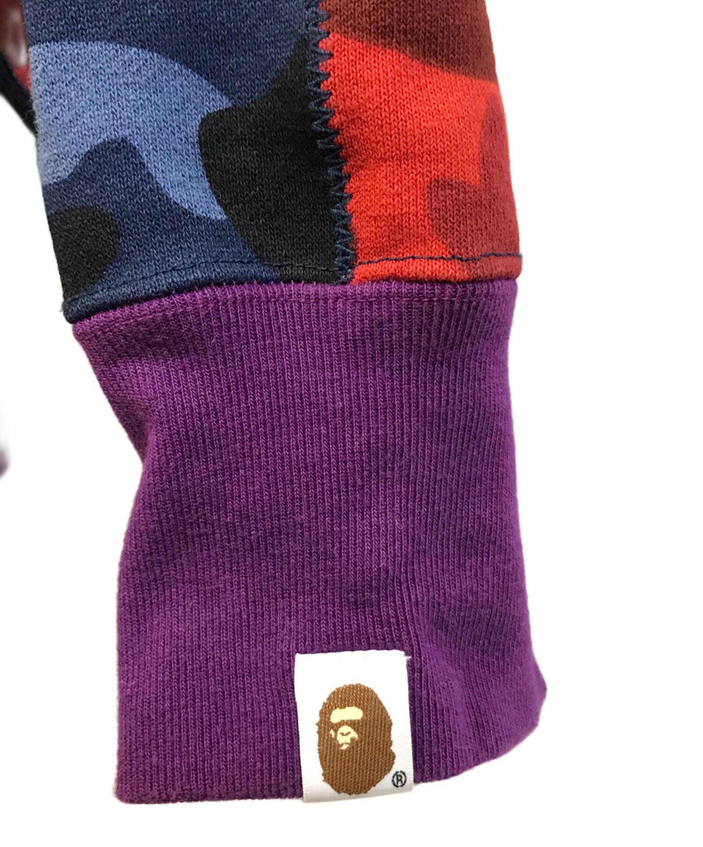 [Pre-owned] A BATHING APE MIXCAMO SHARK CRAZYWIDE SWEAT 001SWF301006X