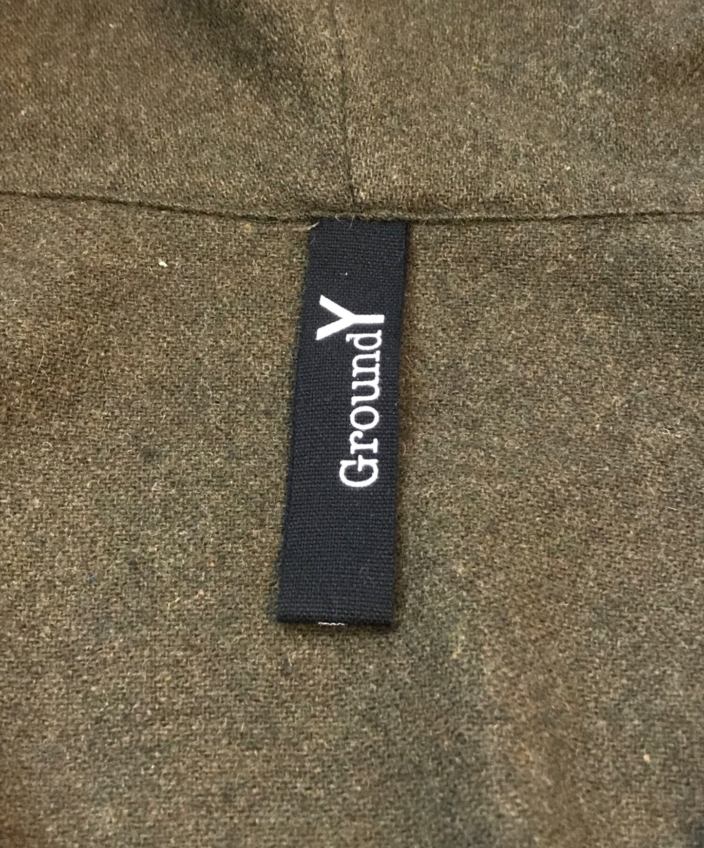 [Pre-owned] GROUND Y Vintage Flannel Double Hoodie GV-J06-103 GV-J06-103