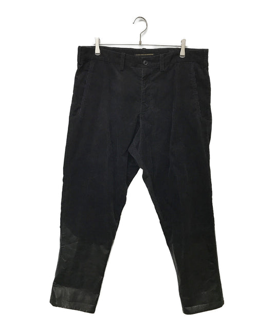 [Pre-owned] Yohji Yamamoto pour homme Collaboration leather design corduroy pants HY-P50-705