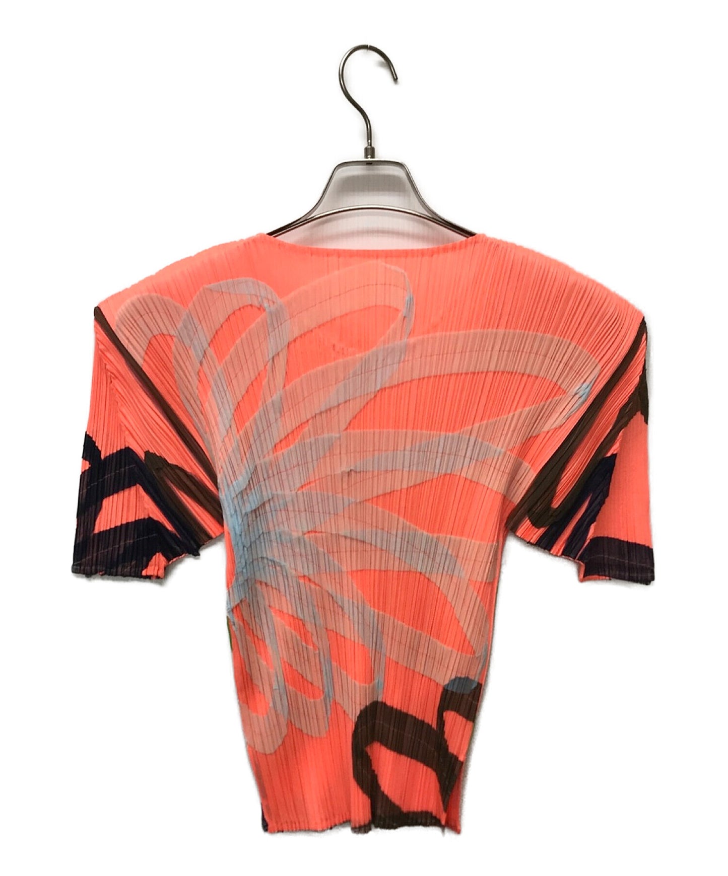 [Pre-owned] PLEATS PLEASE Pleated S/S cut and sewn with all-over pattern PP12-JK534