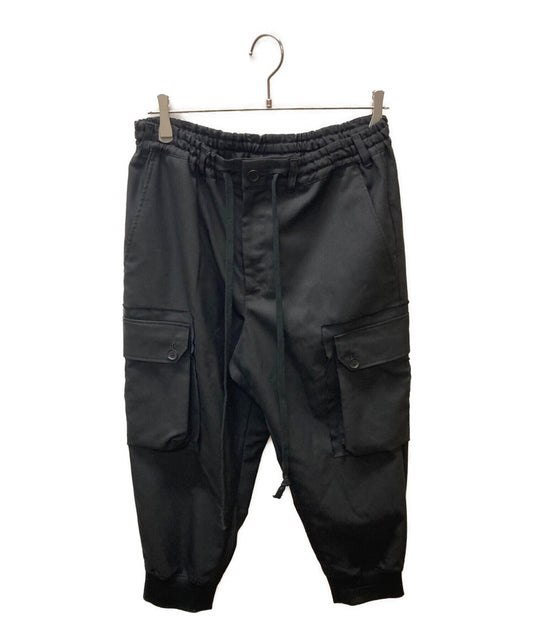 [Pre-owned] GROUND Y Wool gabardine military cargo pants GA-P21-100