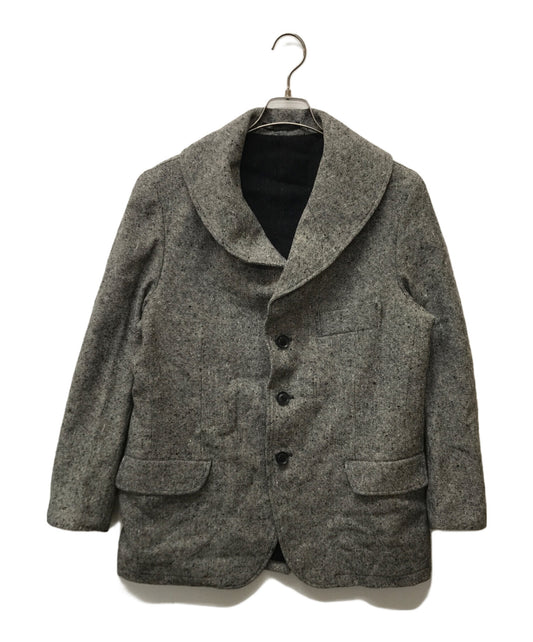 [Pre-owned] Yohji Yamamoto pour homme 14AW/Tweed Loofah Collar Jacket HF-J28-139