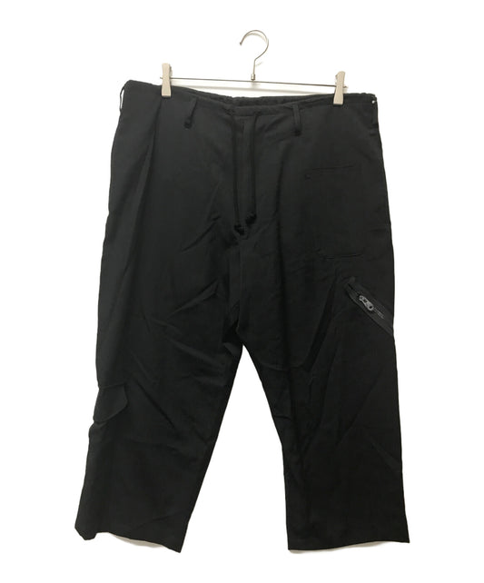 [Pre-owned] Yohji Yamamoto pour homme Waist Strap Wool Gabardine Zipper Pants HD-P94-100