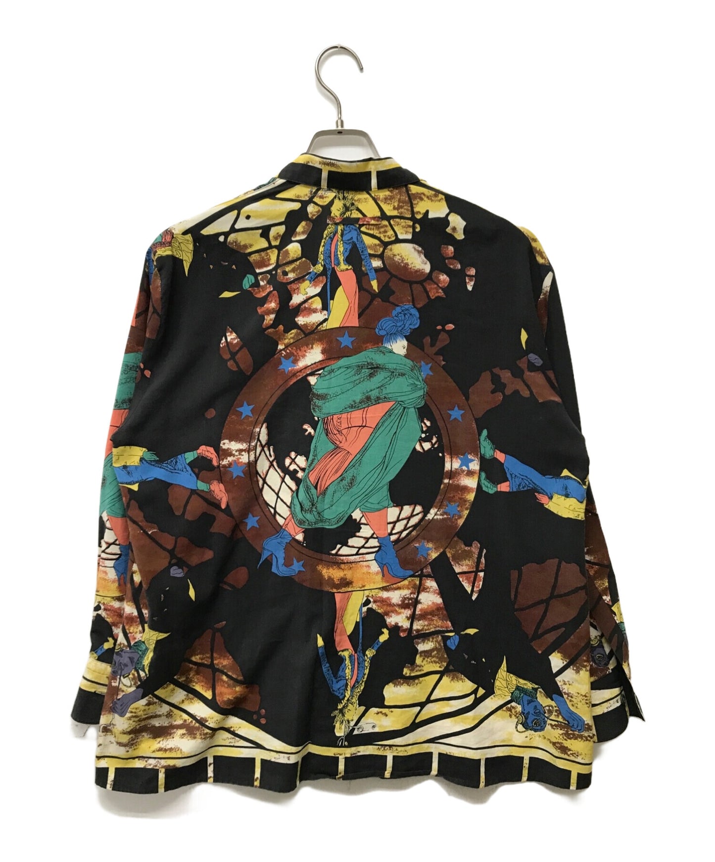 [Pre-owned] Jean Paul Gaultier FEMME printed open-collar shirt