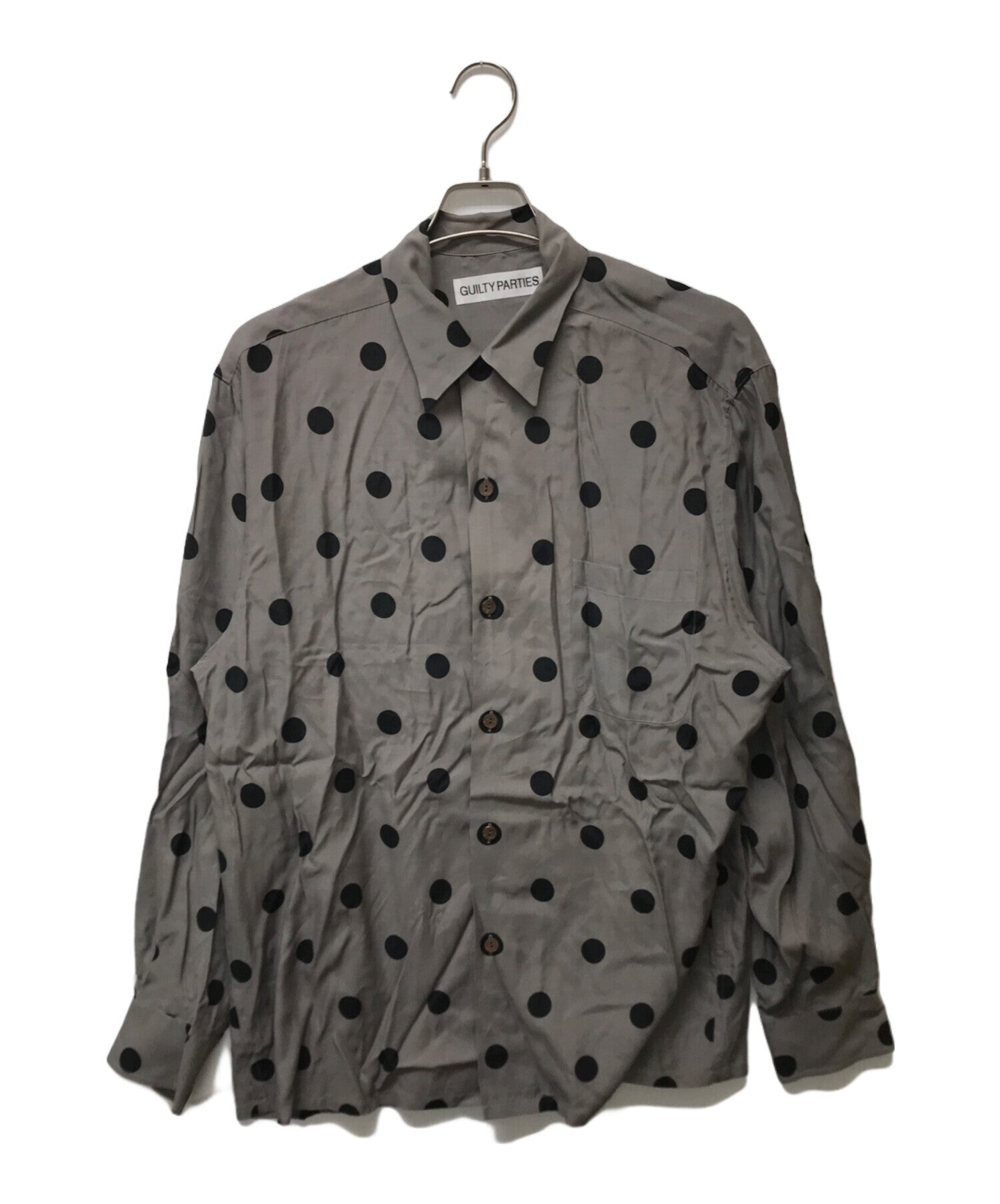 [Pre-owned] WACKO MARIA DOTS OPEN COLLAR SHIRT