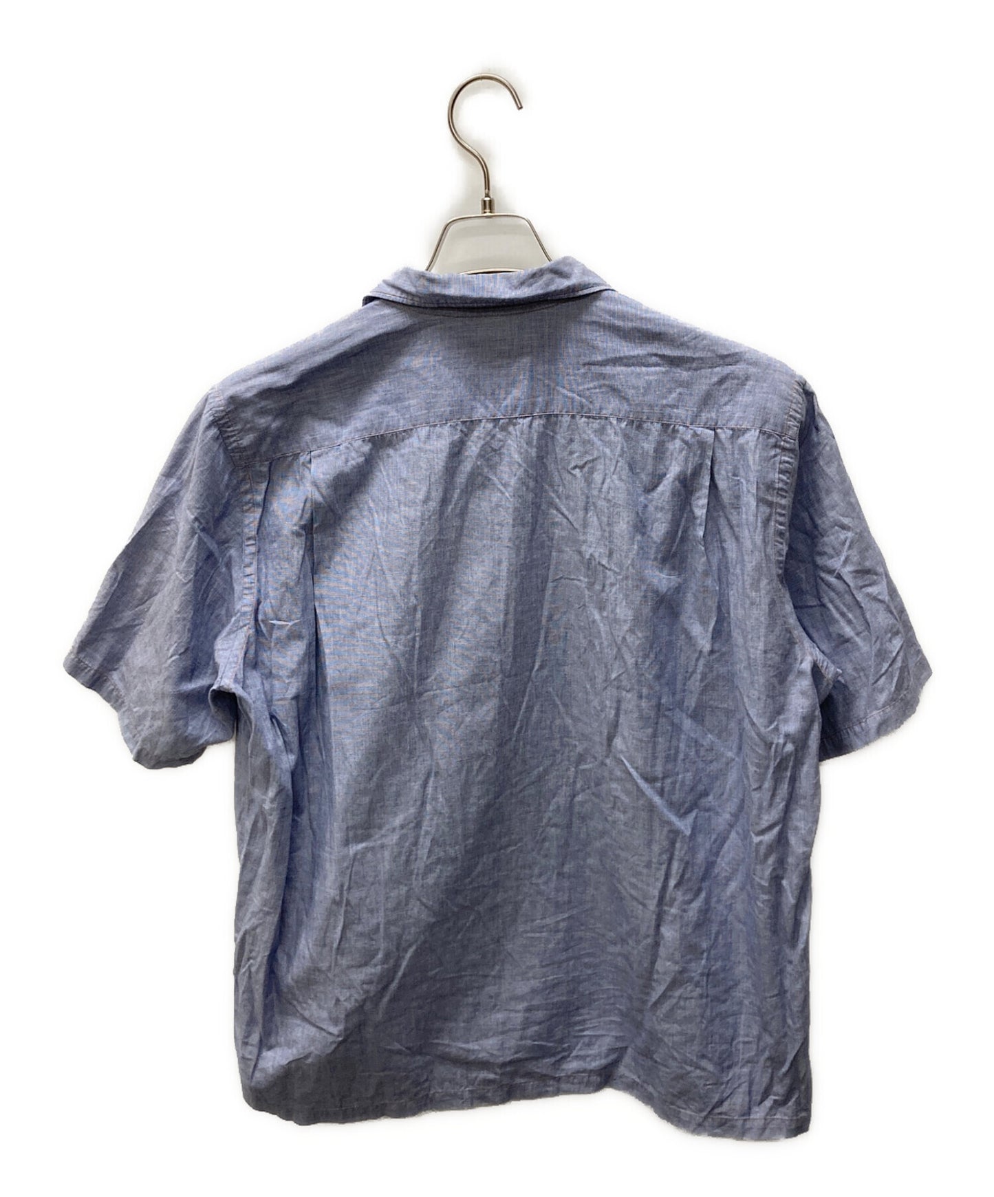 [Pre-owned] COMME des GARCONS HOMME Vintage Split Zulu Lassi Logo Open Collar Shirt AD2001 HE-B063