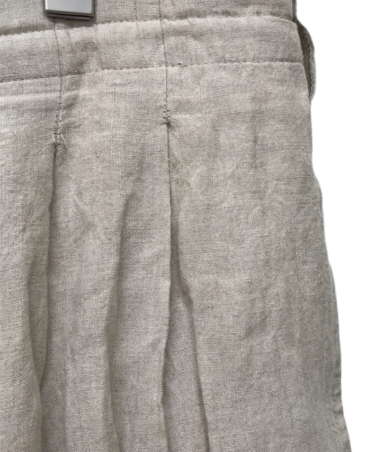 [Pre-owned] Yohji Yamamoto pour homme Lace-up linen shoppers pants HD-P47-303