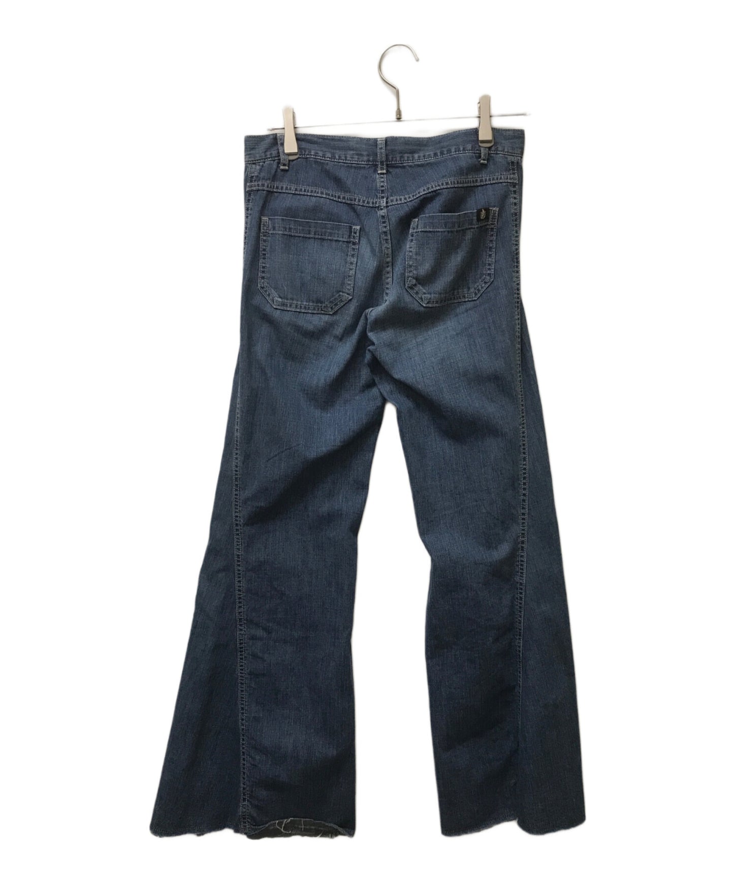 [Pre-owned] Hysteric Glamour USED processed low rise flared denim pants 01193AP09