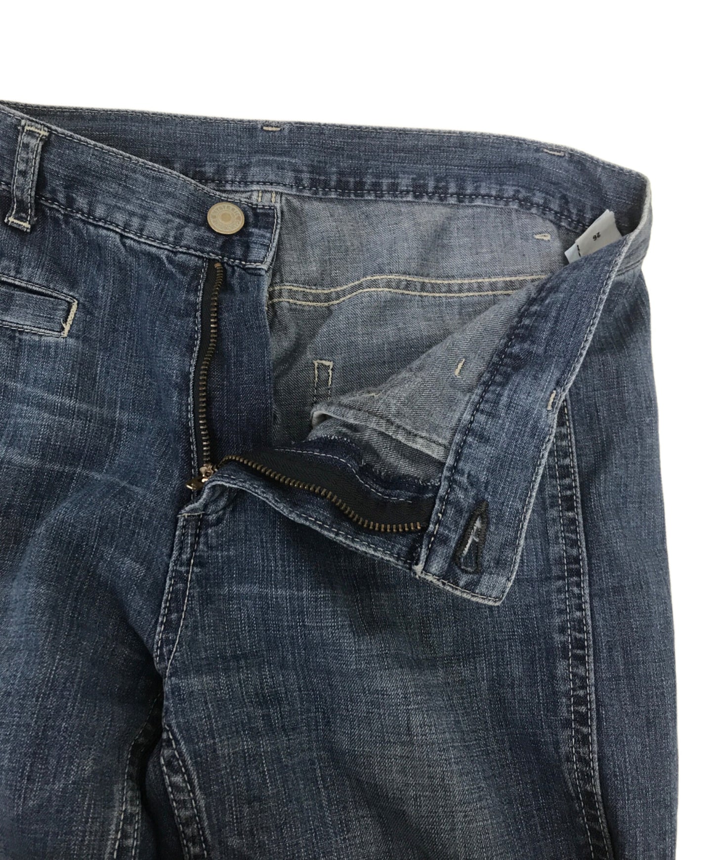 [Pre-owned] Hysteric Glamour USED processed low rise flared denim pants 01193AP09