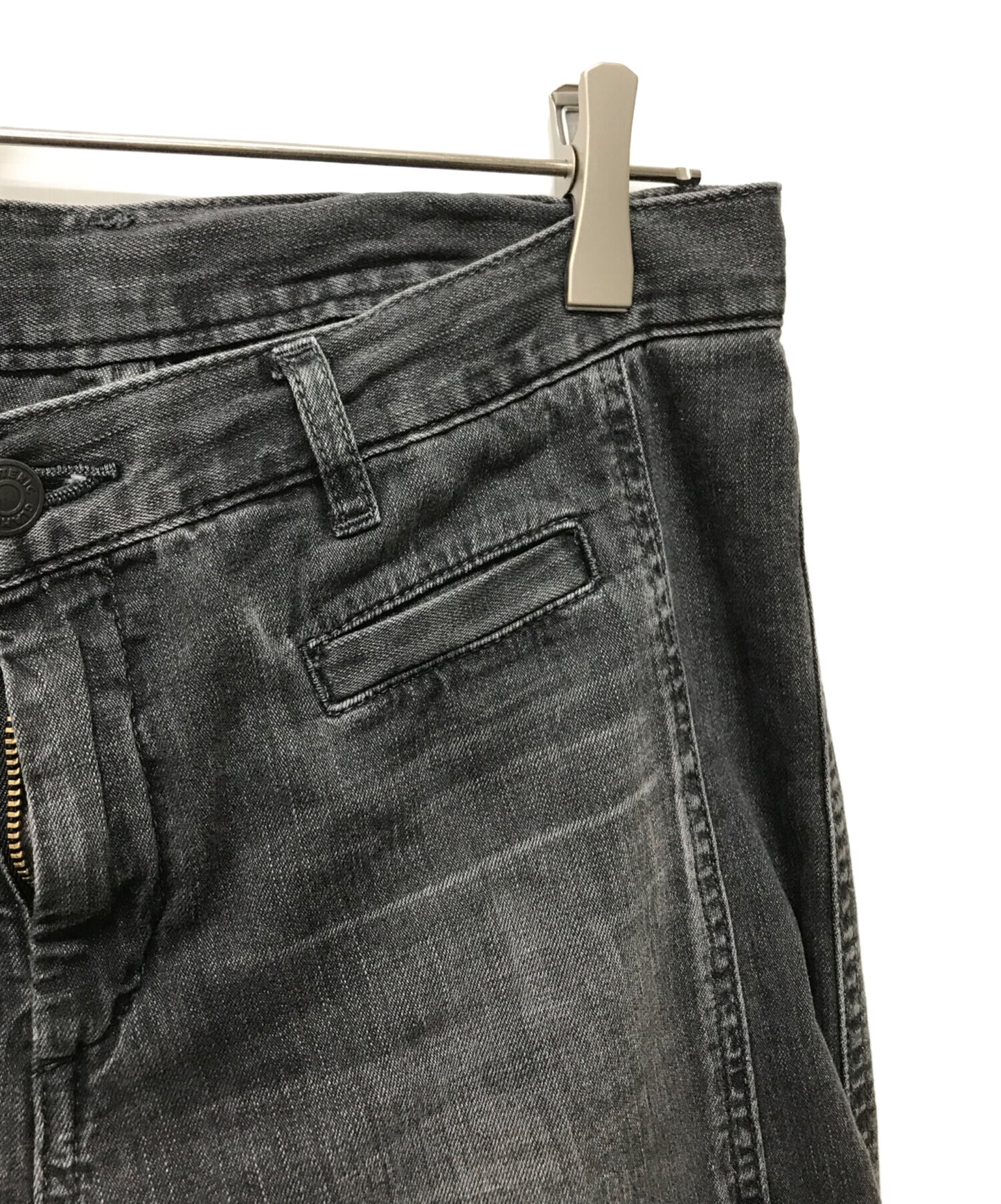 [Pre-owned] Hysteric Glamour USED processed low rise flared denim pants