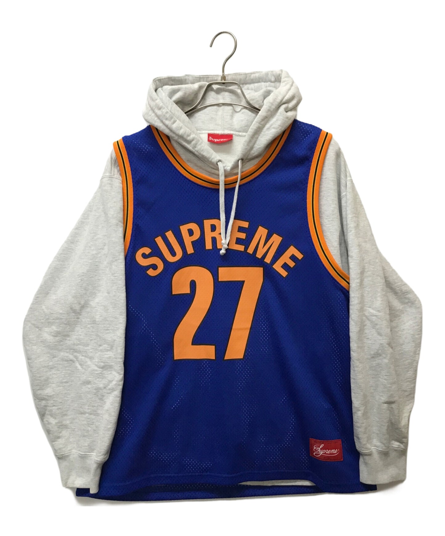 [Pre-owned] SUPREME 21SS Basketball Jersey Hooded Sweatshirt