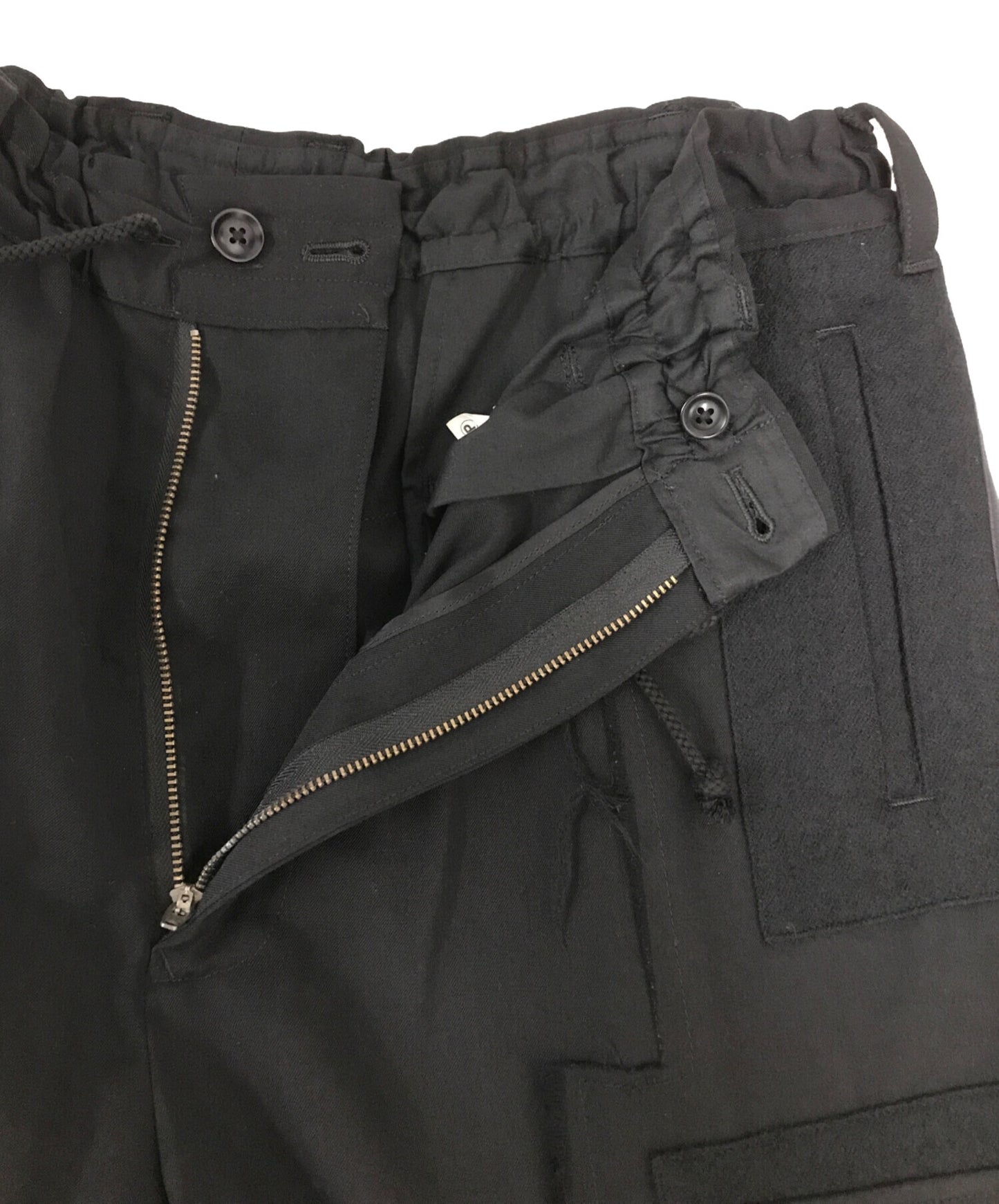 [Pre-owned] Yohji Yamamoto pour homme Wool gabardine truncated cargo pants HY-P19-803