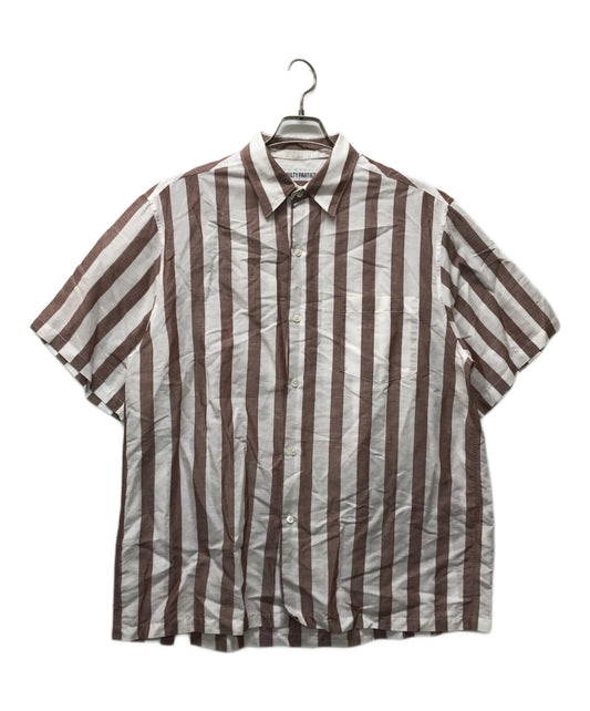[Pre-owned] WACKO MARIA Hemp blended striped shirt 23SS-WMS-RC01