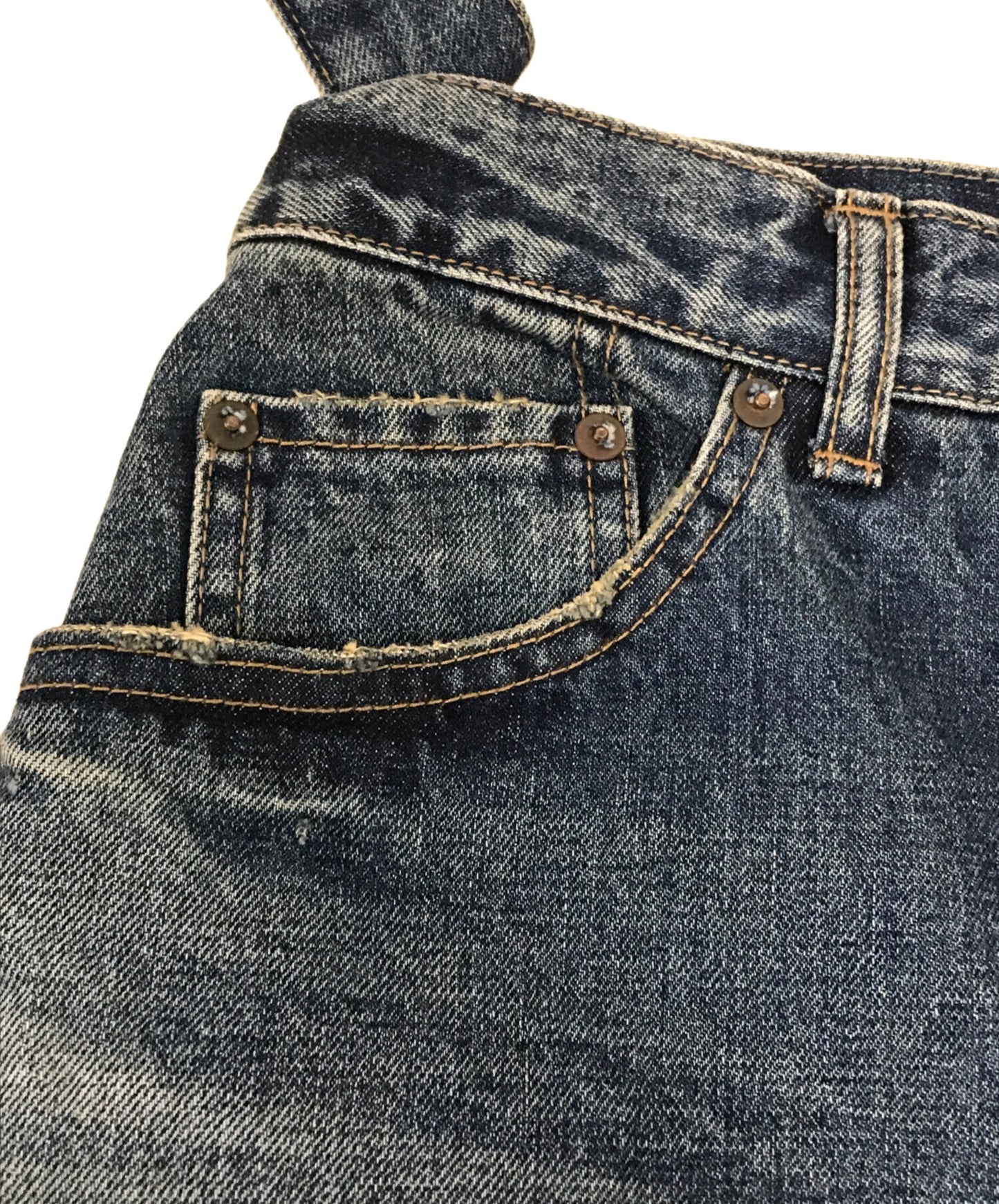 [Pre-owned] Maison MIHARA YASUHIRO SLIDED PIECE DENIM PANTS A08PT021