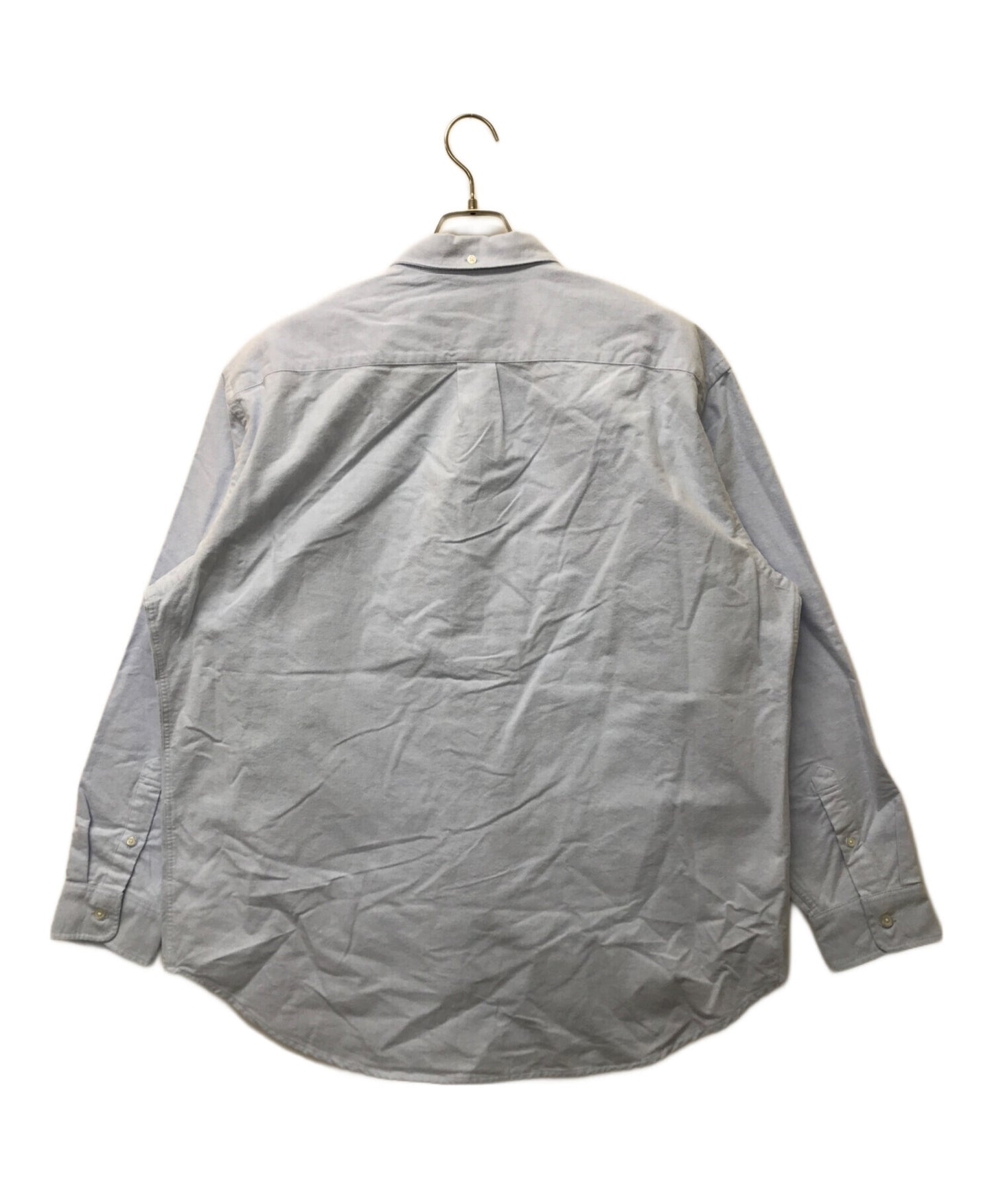 [Pre-owned] SUPREME Loose Fit Flannel Oxford Shirt