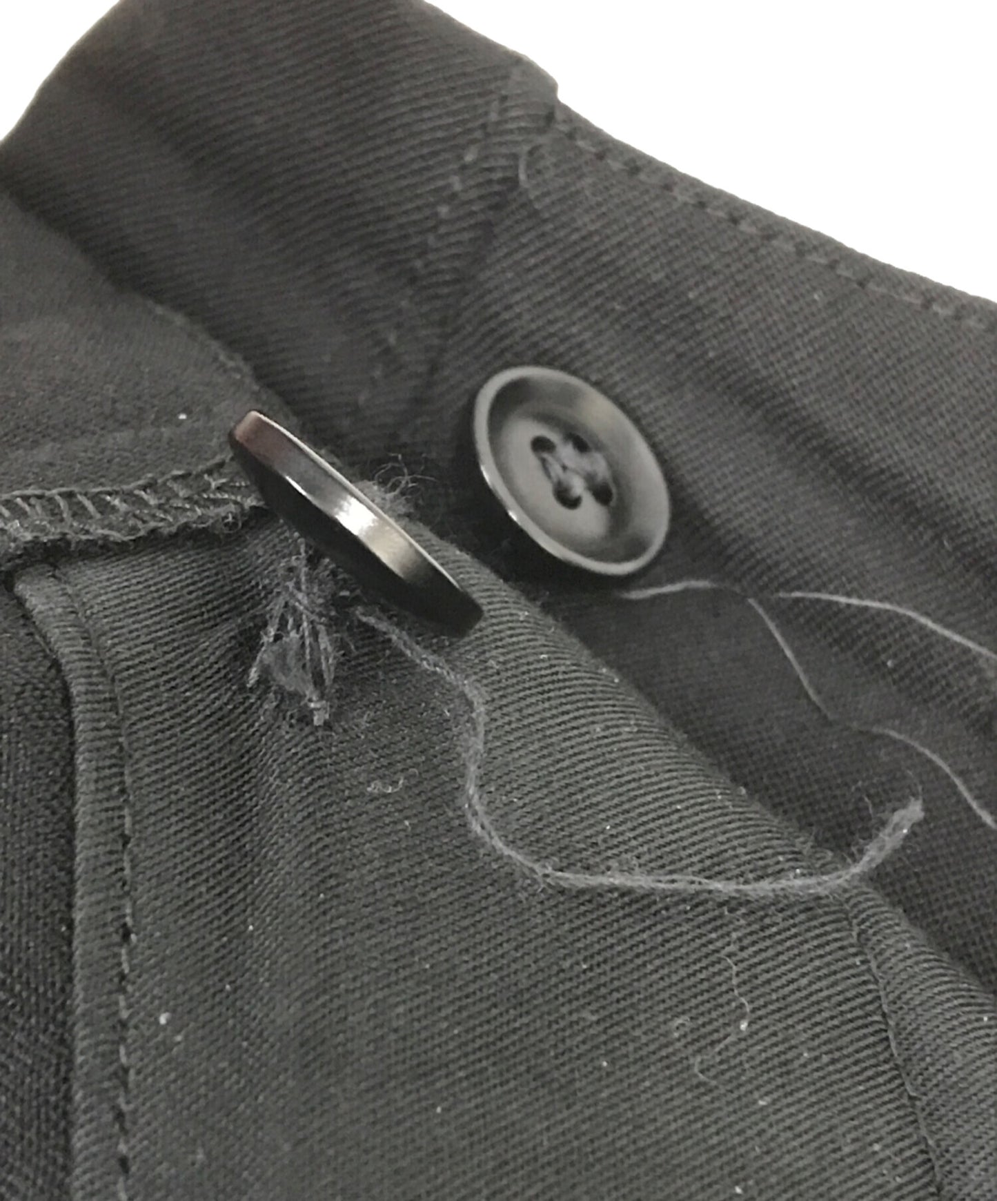 [Pre-owned] Yohji Yamamoto pour homme Wool gabardine wide cargo pants HK-P46-100