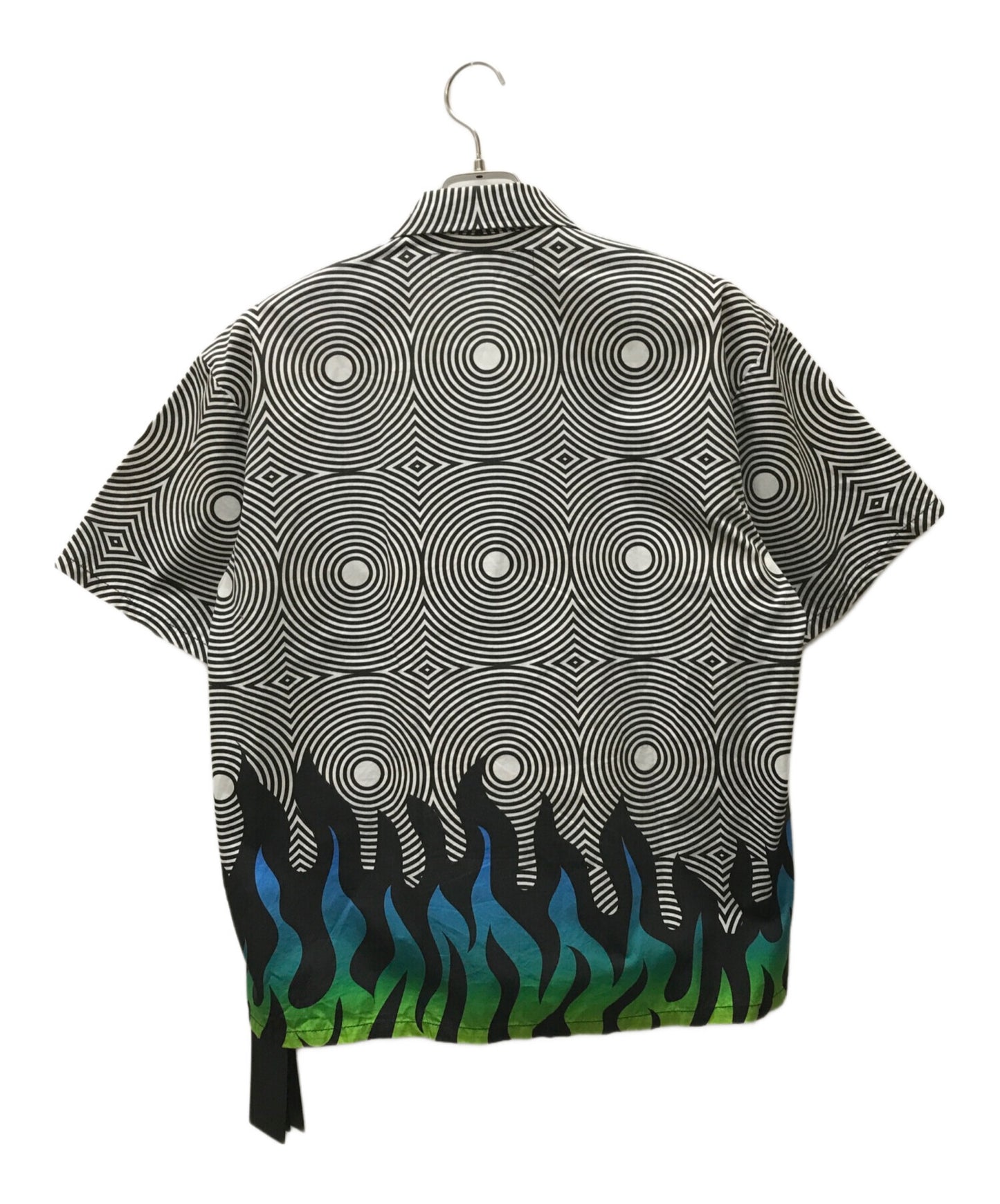 [Pre-owned] NEIGHBORHOOD FLAMEPATTERN SHIRT 231TSDSN-SHM01