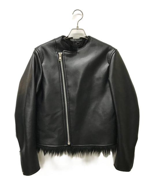 [Pre-owned] COMME des GARCONS HOMME PLUS Faux Leather Single Riders Jacket PL-J048