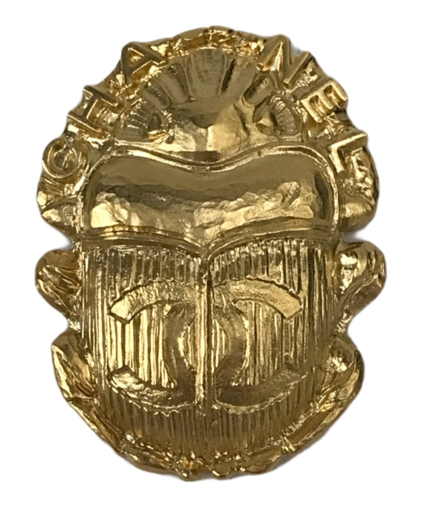 [Pre-owned] CHANEL Scarab motif brooch