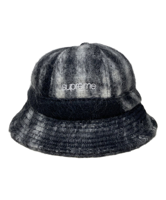 [Pre-owned] SUPREME Mohair Plaid Bell Hat / Bucket Hat