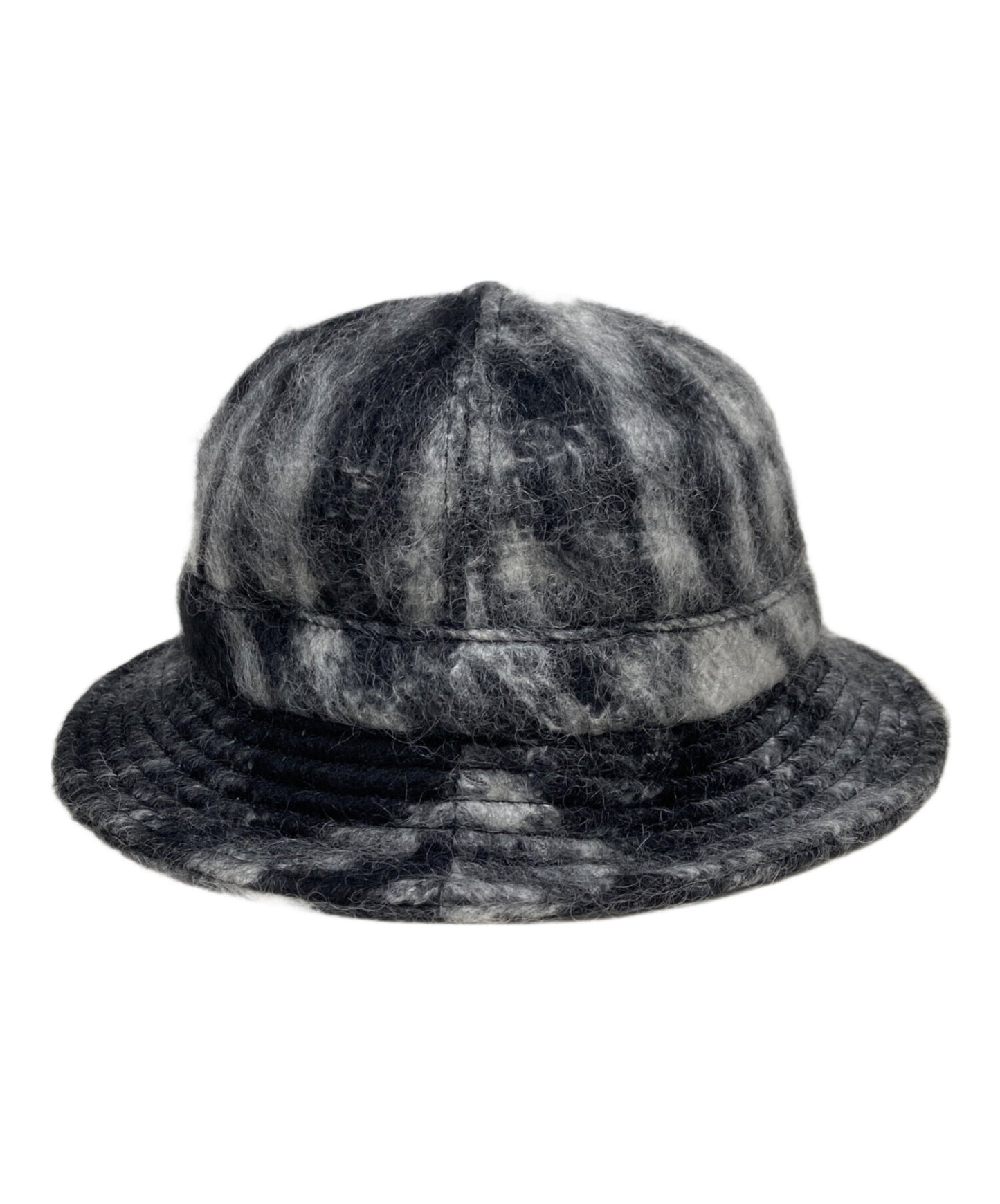 [Pre-owned] SUPREME Mohair Plaid Bell Hat / Bucket Hat