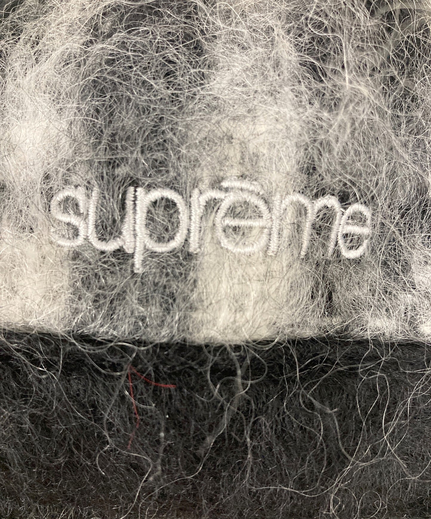 [Pre-owned] SUPREME Mohair Plaid Bell Hat / Bucket Hat