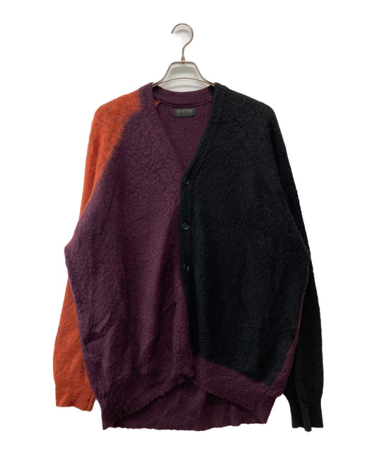 [Pre-owned] s'yte COLOR PANELING MOHAIR CARDIGAN UV-K07-616