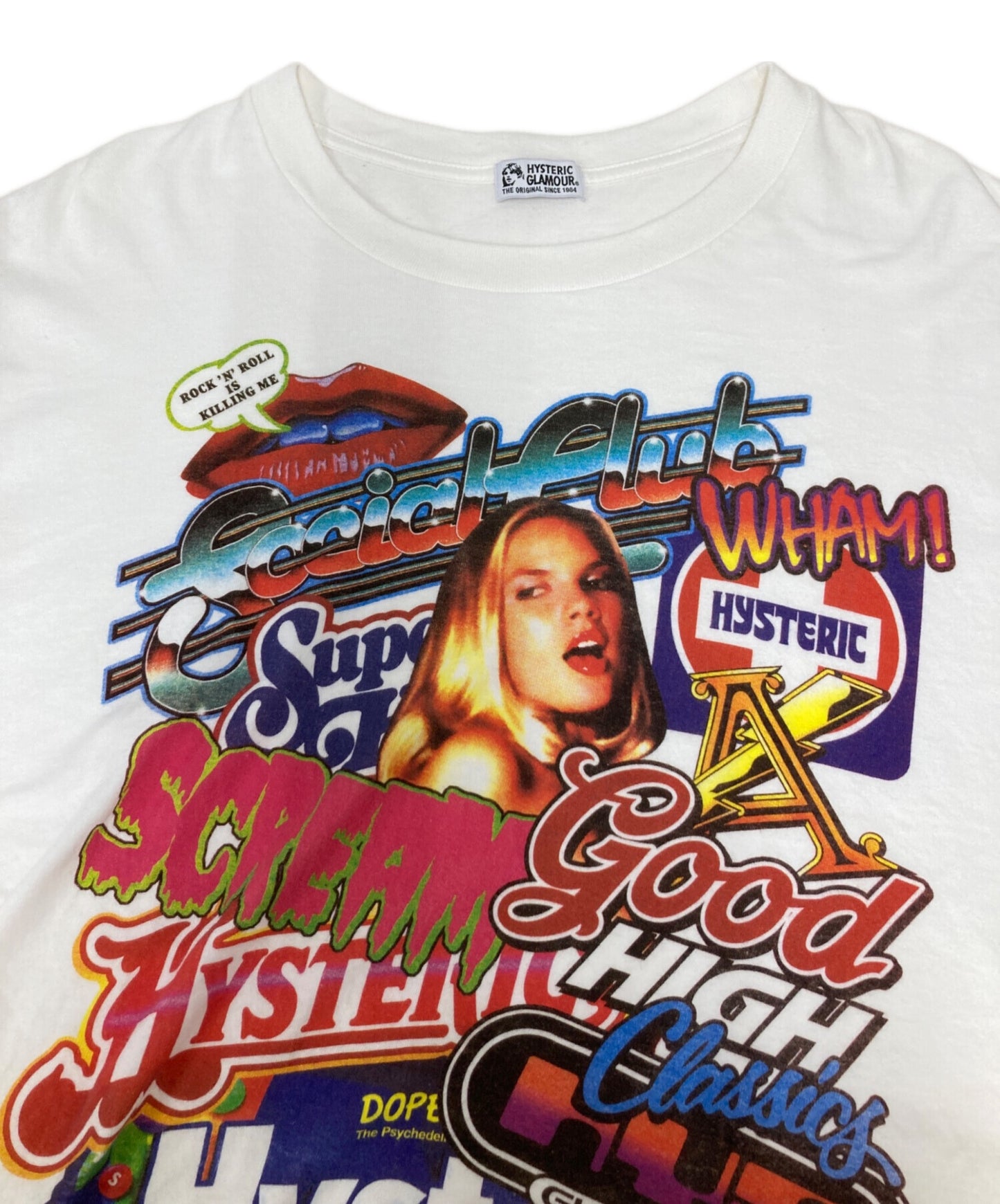 [Pre-owned] Hysteric Glamour HG SOCIAL CLUB TEE 01202CT03