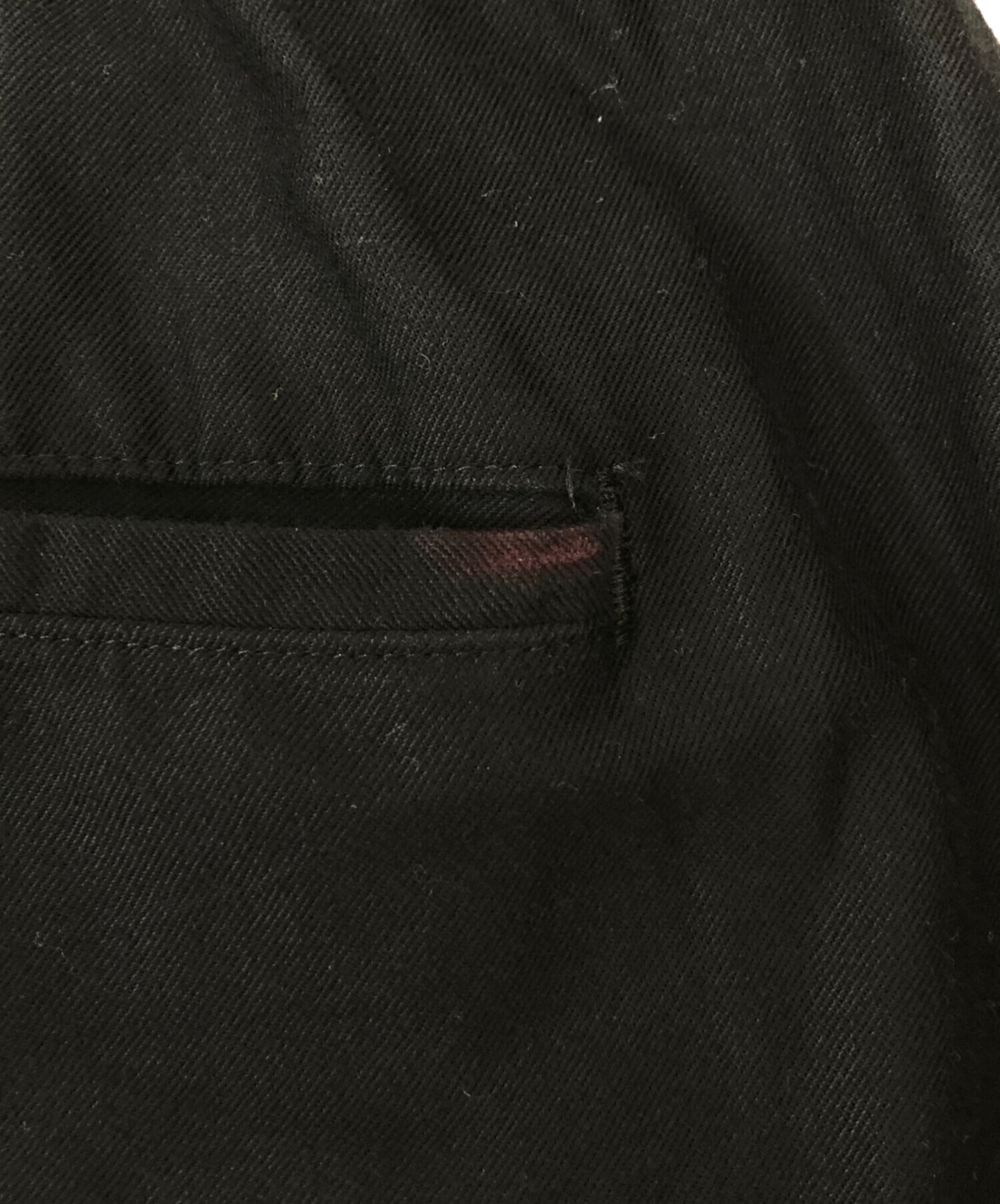 [Pre-owned] Yohji Yamamoto pour homme Vertical-grafted open-hem sarouel pants HD-P09-006