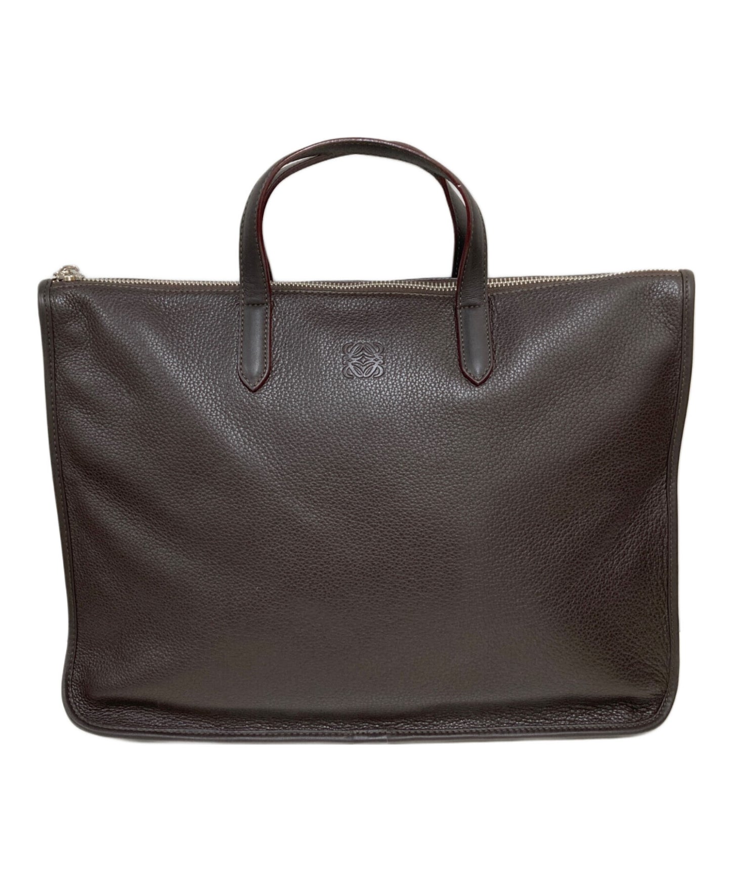 [Pre-owned] LOEWE Leather Briefcase