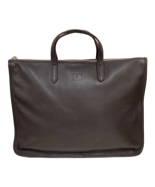 [Pre-owned] LOEWE Leather Briefcase
