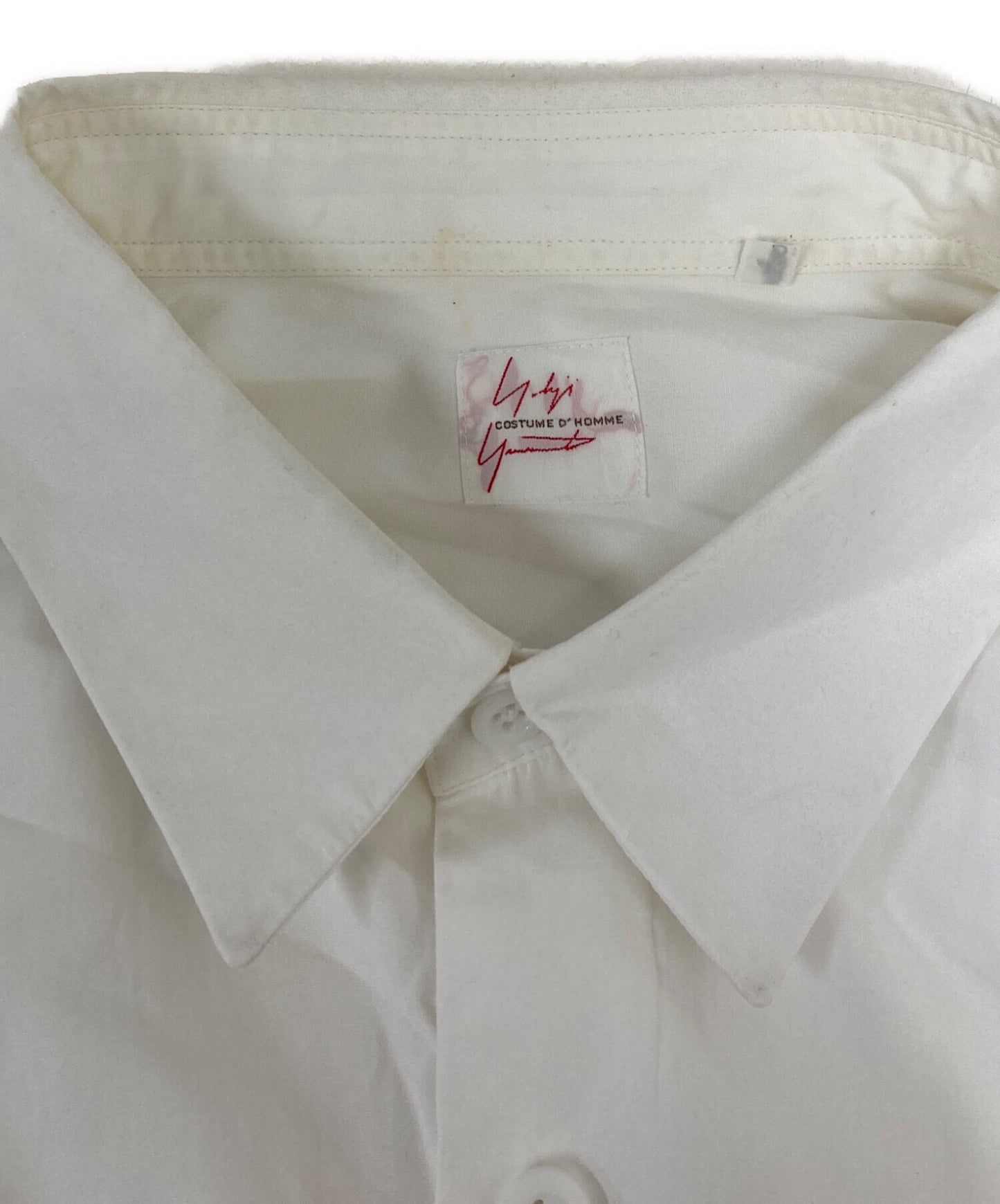 [Pre-owned] Yohji Yamamoto Costume D’Homme regular collar long shirt HB-B85-054