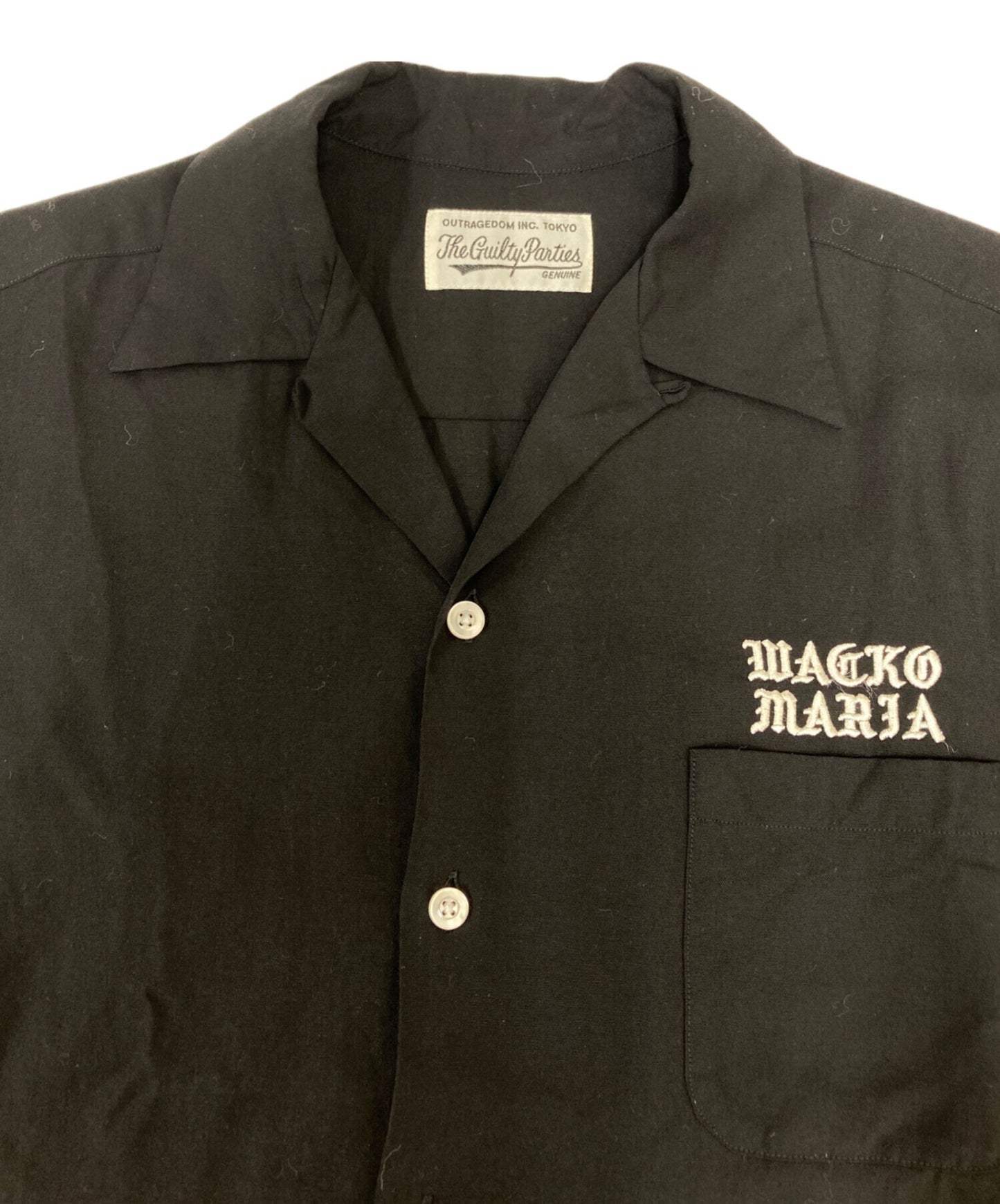 [Pre-owned] WACKO MARIA 50'S OPEN COLLAR SHIRT S/S