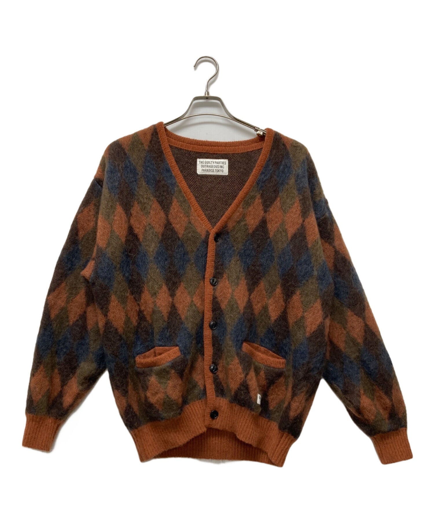 Pre-owned] WACKO MARIA Argyle mohair cardigan – Archive Factory