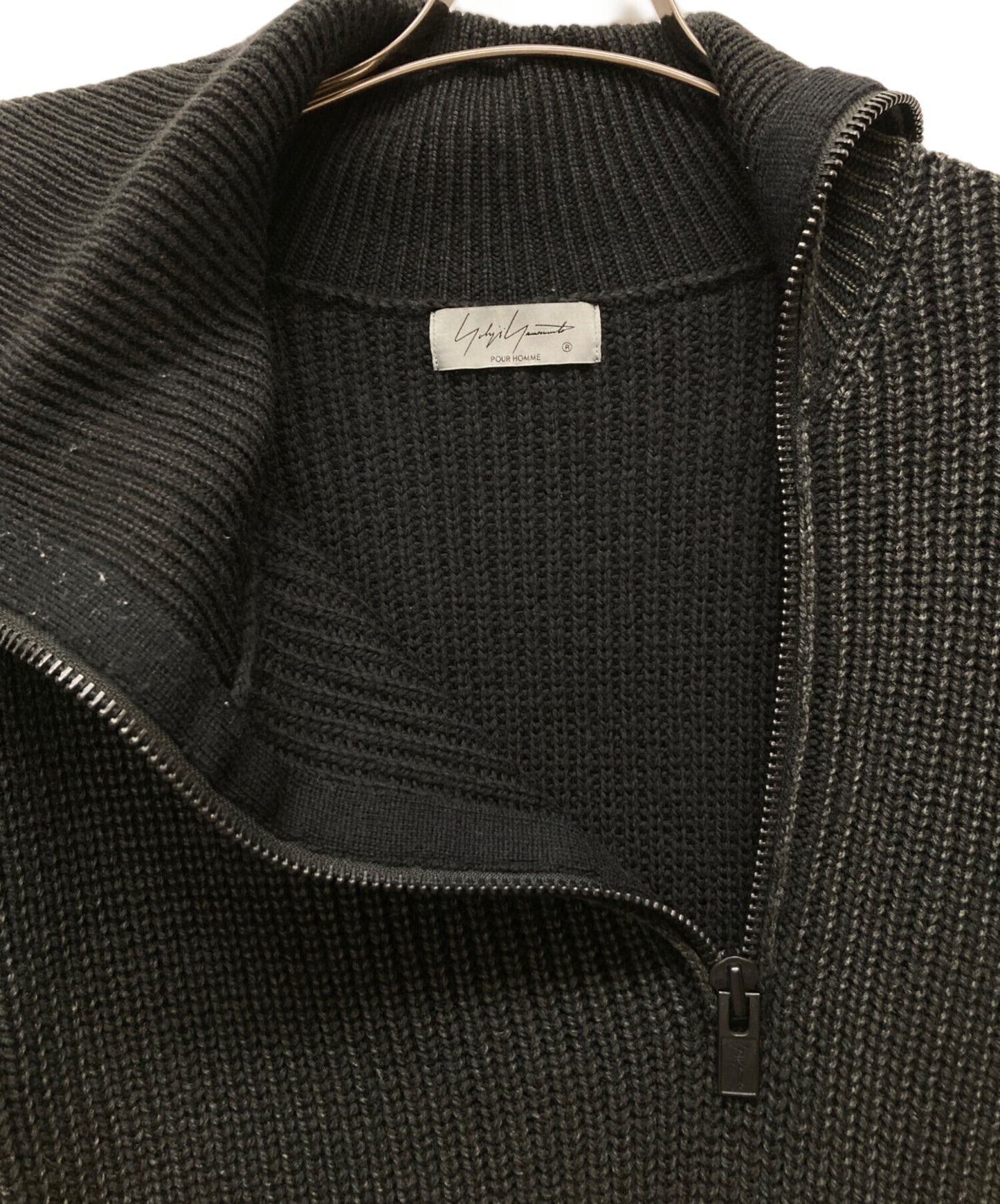 [Pre-owned] Yohji Yamamoto pour homme Zip design knit HE-K12-199