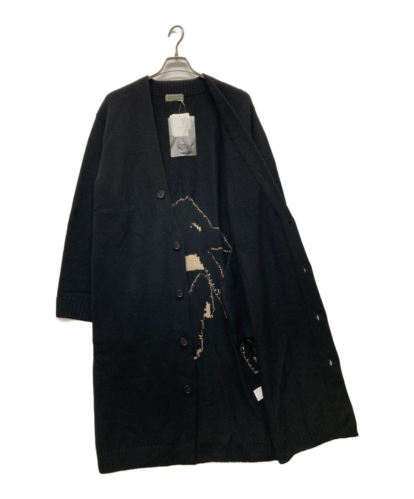 [Pre-owned] Yohji Yamamoto pour homme Women's Pattern V-Neck Cardigan HV-K73-884