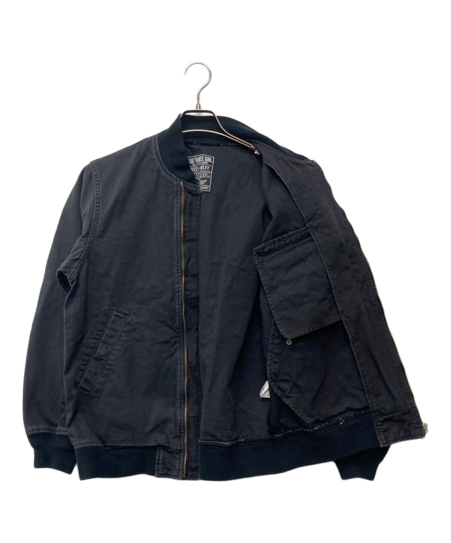 [Pre-owned] Hysteric Glamour HG LOGO Ribbed blouson 02251ab08