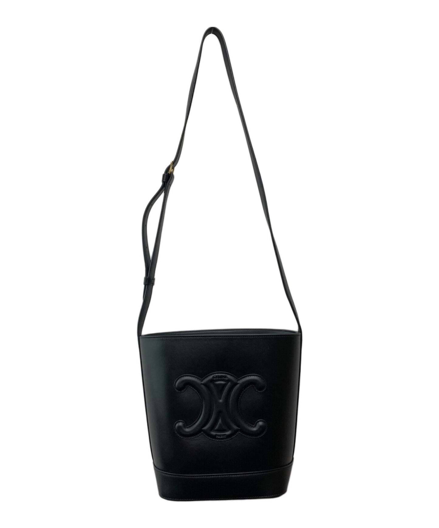 [Pre-owned] CELINE Small Bucket Cuir Trionf