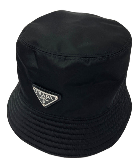 [Pre-owned] PRADA Triangle Logo Nylon Bucket Hat / 1HC137 2DMI 1HC137 2DMI