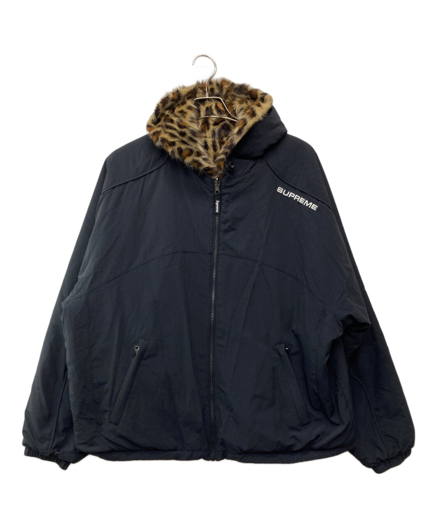 [Pre-owned] SUPREME 25ss Faux Fur Reversible Hooded Track Jacket