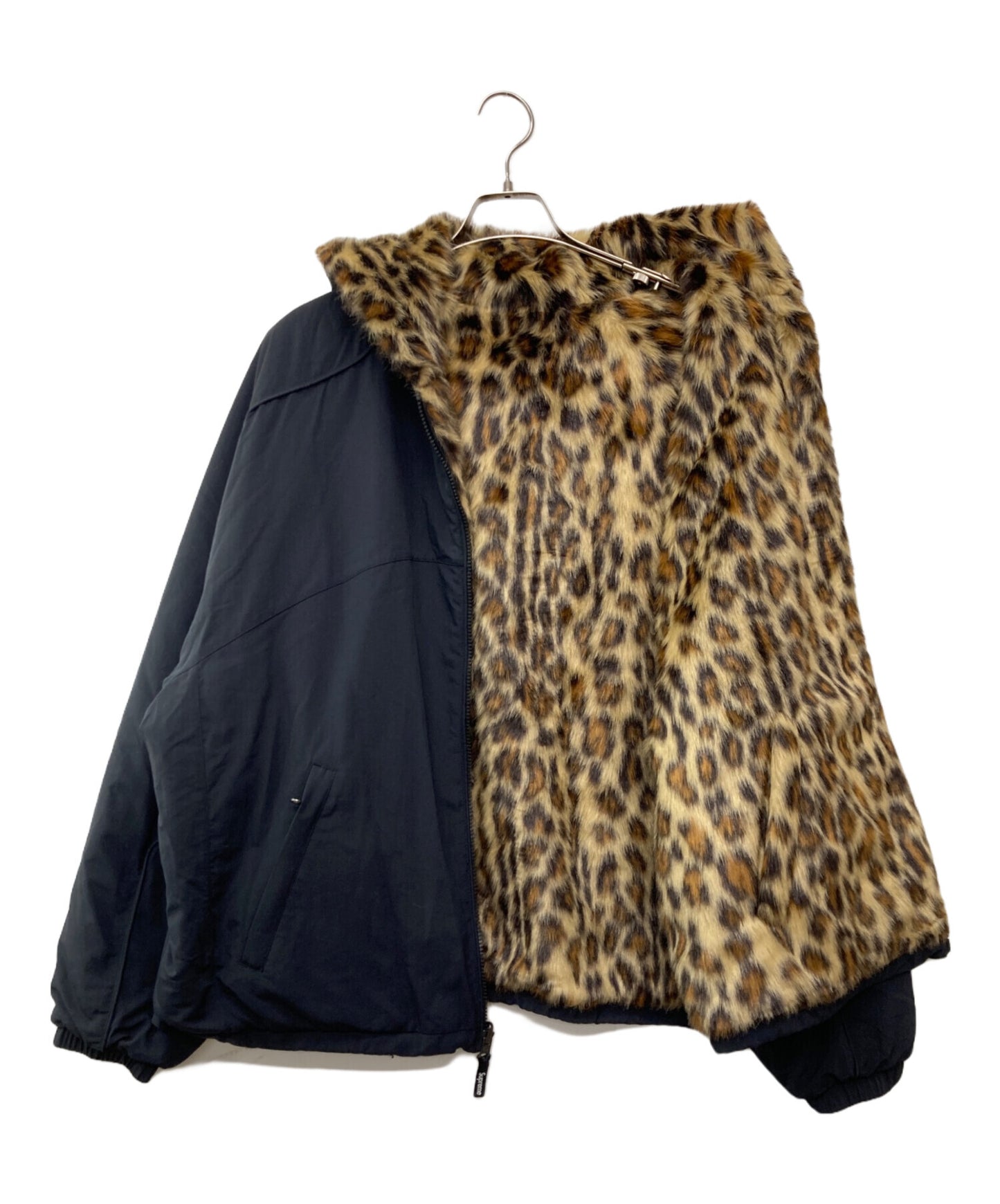 [Pre-owned] SUPREME 25ss Faux Fur Reversible Hooded Track Jacket